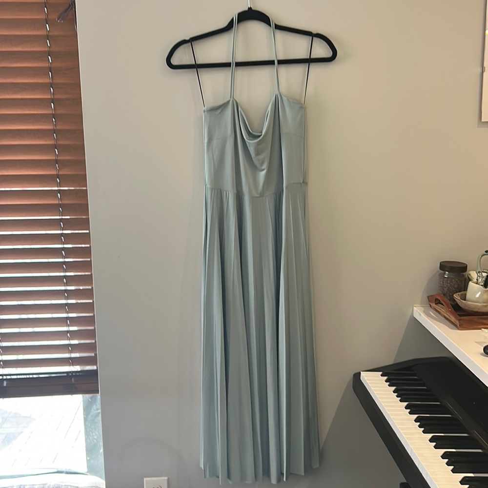 Sky Blue H&M ballerina midi dress